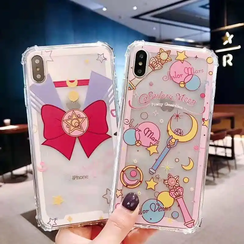 For iphone XS Max Sailor Moon Case, Cartoon transparent phone case For iphone X XS XR 6 6S 7 8plus soft TPU back cover
For iphone XS Max Sailor Moon Case, Cartoon transparent phone case For iphone X XS XR 6 6S 7 8plus soft TPU back cover