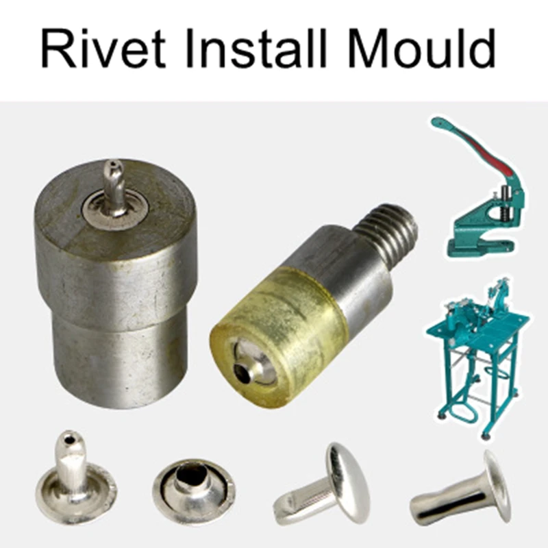 12 Size Cap Rivet mould for manual hand press machine single face mold and double face mould is available
12 Size Cap Rivet mould for manual hand press machine single face mold and double face mould is available