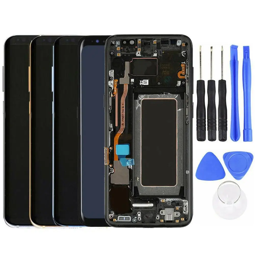 Phone LCD Touch Screen Digitizer for Samsung Galaxy S8 G950 with/without Frame Touch Screen Digitizer for Samsung
Phone LCD Touch Screen Digitizer for Samsung Galaxy S8 G950 with/without Frame Touch Screen Digitizer for Samsung