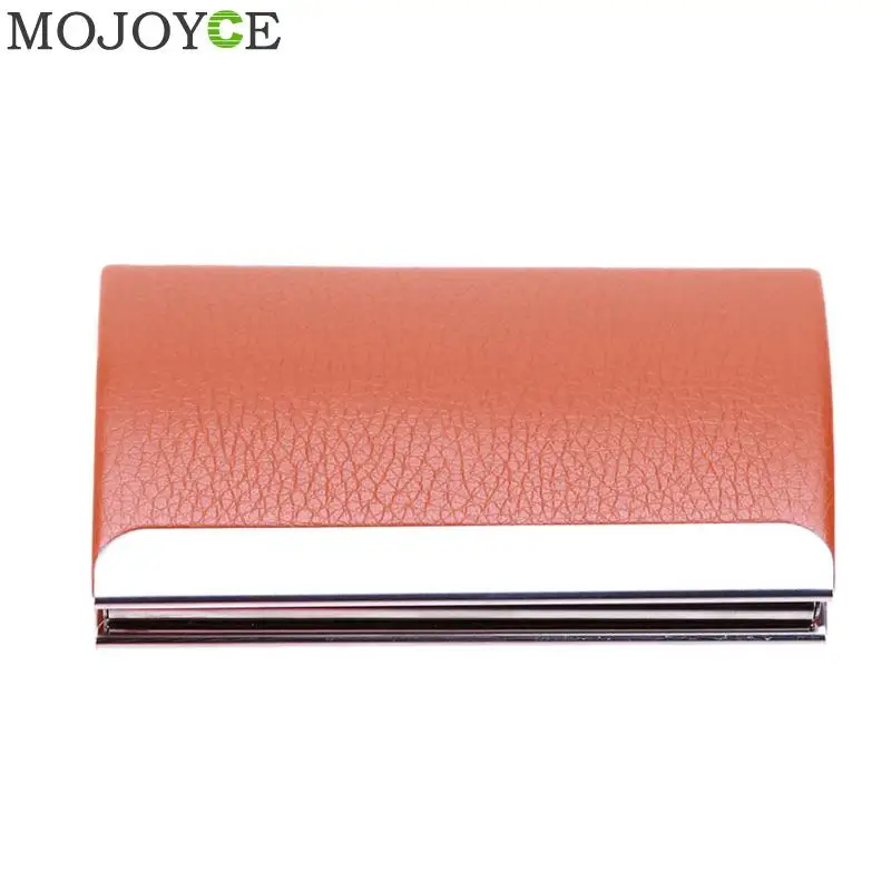 Unisex Pocket Business Card Holders Curve Shape PU Leather Card Package Case Stainless Steel Card Case Gift Namecard Cardcase
Unisex Pocket Business Card Holders Curve Shape PU Leather Card Package Case Stainless Steel Card Case Gift Namecard Cardcase