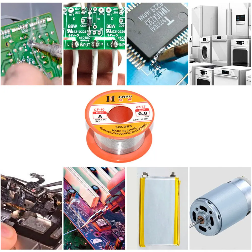 0.3/0.4/0.5/0.6/0.8/1mm 63/37 FLUX 2.0% 50g Tin Lead Soldering Wire Melt Rosin Core Solder Soldering Wire Roll Welding Line
0.3/0.4/0.5/0.6/0.8/1mm 63/37 FLUX 2.0% 50g Tin Lead Soldering Wire Melt Rosin Core Solder Soldering Wire Roll Welding Line