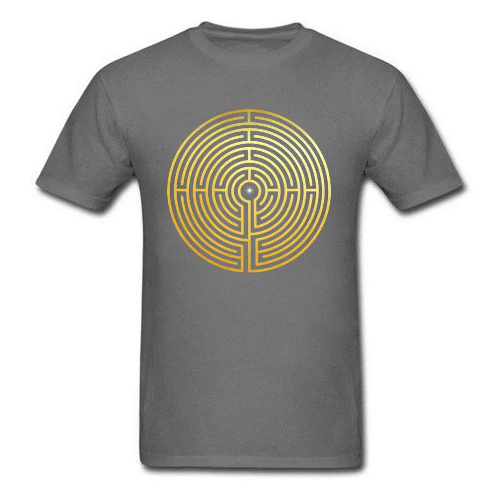 Printed On Labyrinth T Shirts New Coming Summer Fall Short Sleeve Crew Neck Tops & Tees 100% Cotton Boy Design Clothing Shirt Labyrinth carbon