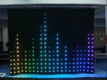 RGB 3x4M LED Video Curtain 352pcs SMD High-bright stage Cloth Fireproof Velour + Controller LED Vision Curtain Star Cloth
RGB 3x4M LED Video Curtain 352pcs SMD High-bright stage Cloth Fireproof Velour + Controller LED Vision Curtain Star Cloth