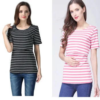 Short sleeve Maternity Nursing Clothes breastfeeding tops for Pregnant Women pregnancy summer Maternity T-shirt Free shipping
Short sleeve Maternity Nursing Clothes breastfeeding tops for Pregnant Women pregnancy summer Maternity T-shirt Free shipping