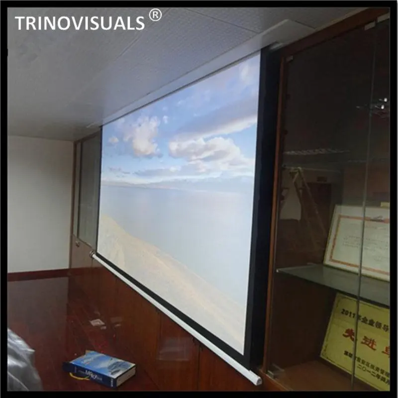 R2GRYH,16:9 Recessed Motorized Projection Screen In Ceiling Electric HDTV Projector Screens With RF/IR Remote Control For 3D 4K
R2GRYH,16:9 Recessed Motorized Projection Screen In Ceiling Electric HDTV Projector Screens With RF/IR Remote Control For 3D 4K