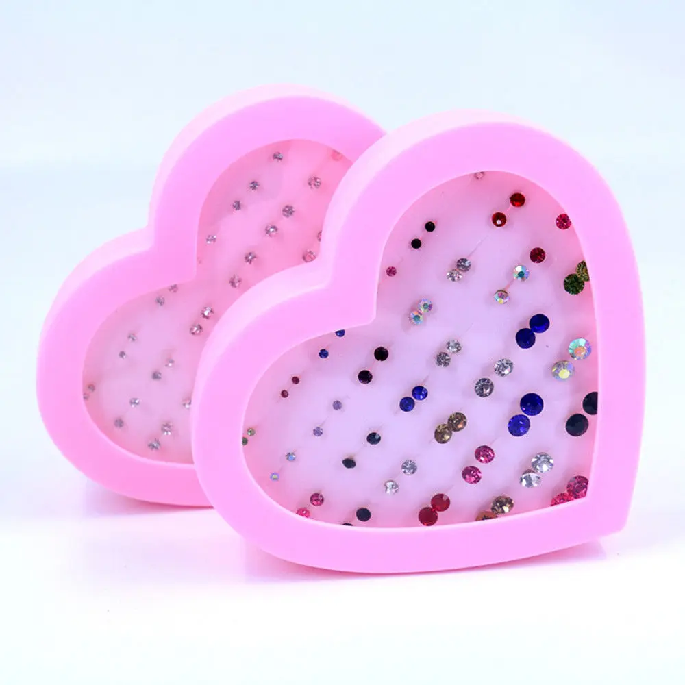 36 Pairs Women Glisten Crystal Rhinestone Earring Fashion Simple Plastic Ear Stud Set Jewelry Accessories Decor
36 Pairs Women Glisten Crystal Rhinestone Earring Fashion Simple Plastic Ear Stud Set Jewelry Accessories Decor