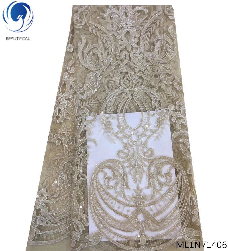 Beautifical african net laces fabric 2019 shiny laces fabrics french mesh tulle laces dress for bridal dress 5yards/lot ML1N714
Beautifical african net laces fabric 2019 shiny laces fabrics french mesh tulle laces dress for bridal dress 5yards/lot ML1N714