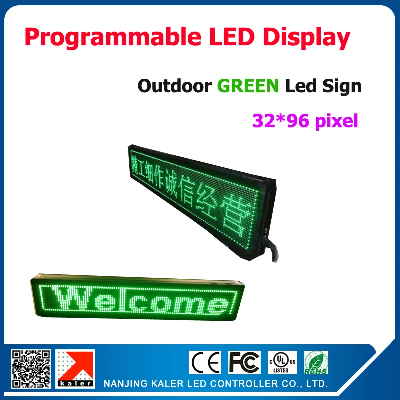 P10 Green Color LED Modules 320*160mm Outdoor Advertising Display Screen High Quality Waterproof Sign | Электронные компоненты