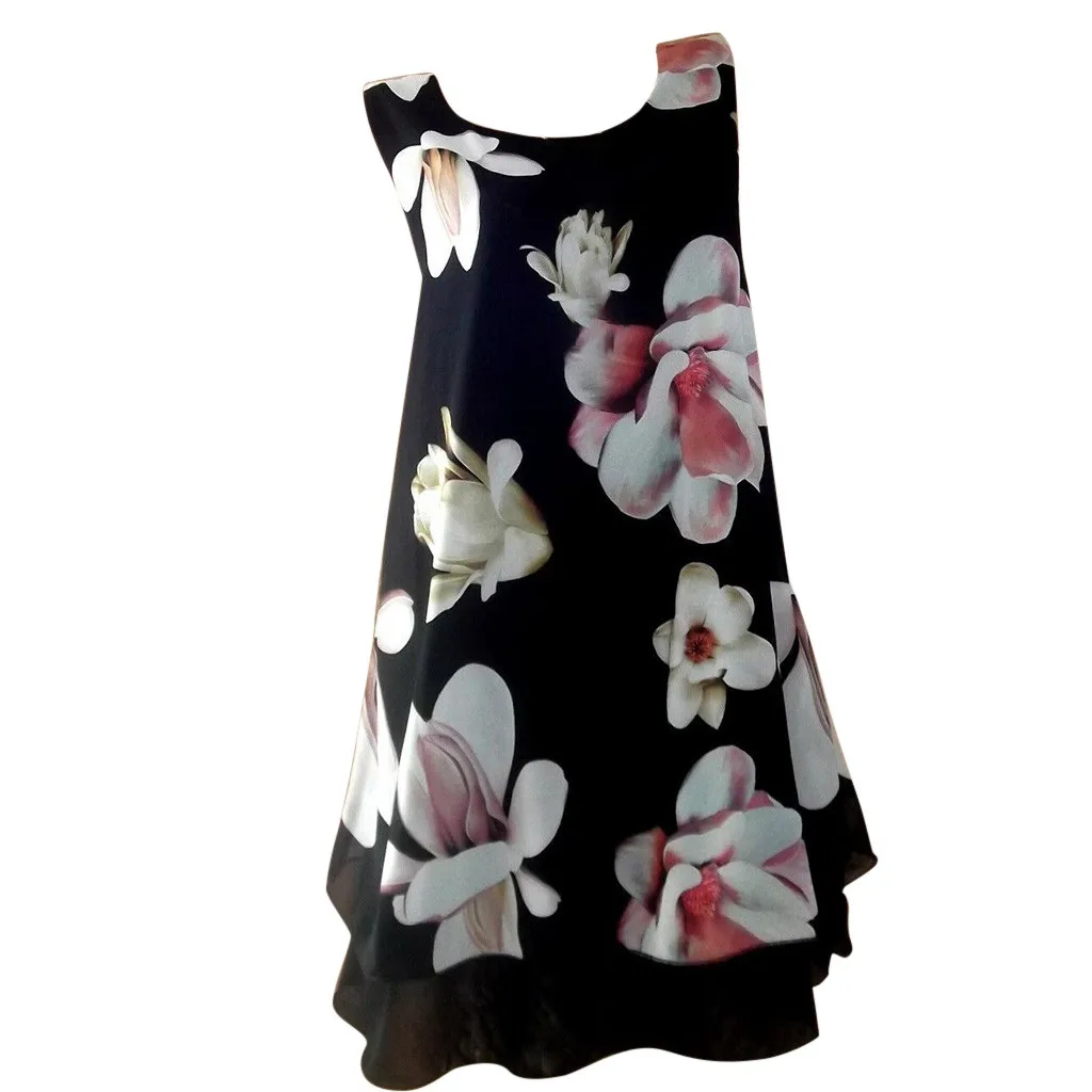 Fashion Clothes Summer Dress Women Casual Chiffon O-Neck Floral Print Sleeveless Patchwork Dress Plus Size
Fashion Clothes Summer Dress Women Casual Chiffon O-Neck Floral Print Sleeveless Patchwork Dress Plus Size