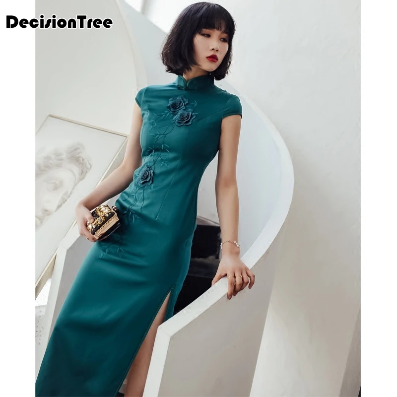 2019 short sleeve short dress qipao dress vintage chinese style restoring cheongsam dress chinese traditional dress
2019 short sleeve short dress qipao dress vintage chinese style restoring cheongsam dress chinese traditional dress