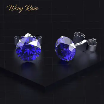 Wong Rain 925 Sterling Silver Created Moissanite Gemstone Birthstone Ear Studs White Gold Earrings Wedding Jewelry Wholesale
Wong Rain 925 Sterling Silver Created Moissanite Gemstone Birthstone Ear Studs White Gold Earrings Wedding Jewelry Wholesale