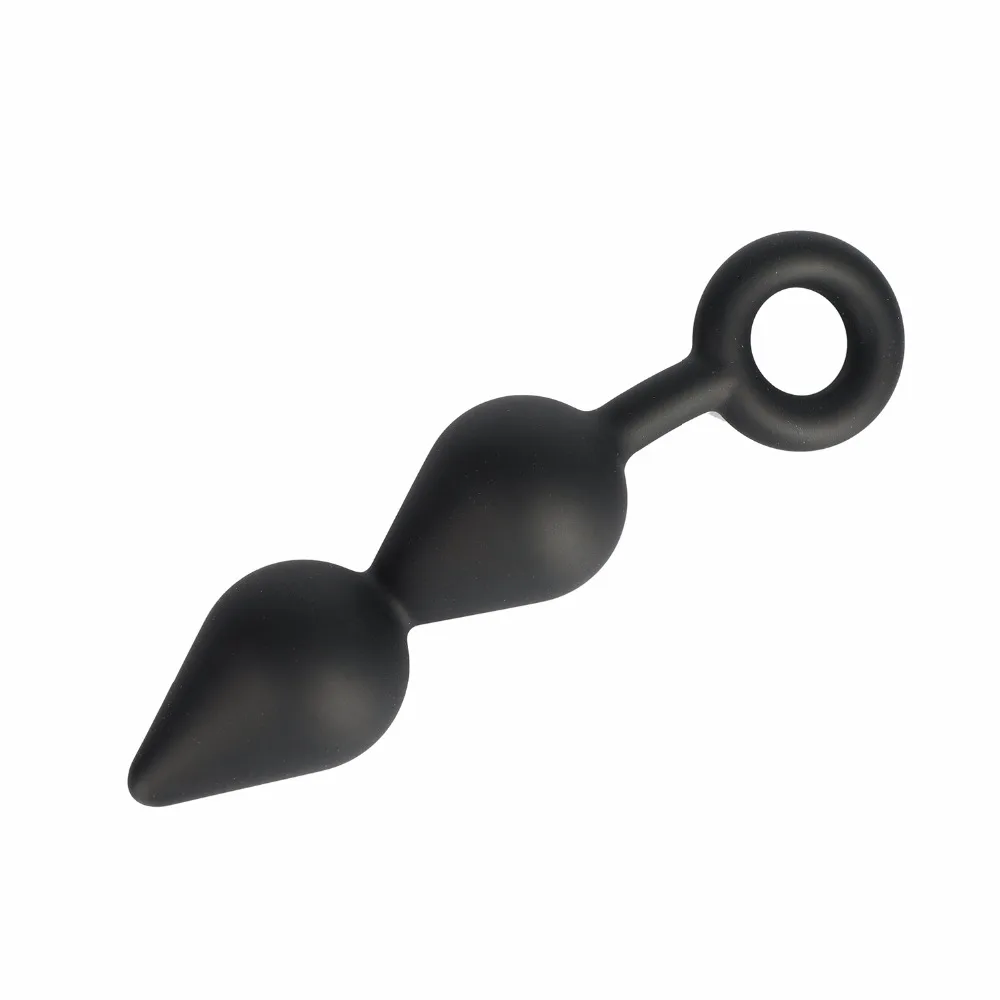 3PCS/SET Soft Silicone Smooth Peach Type Big Anal Plug Prostate Massager Butt Beads Masturbation Plug Anal Sex Products Toy for Women Men