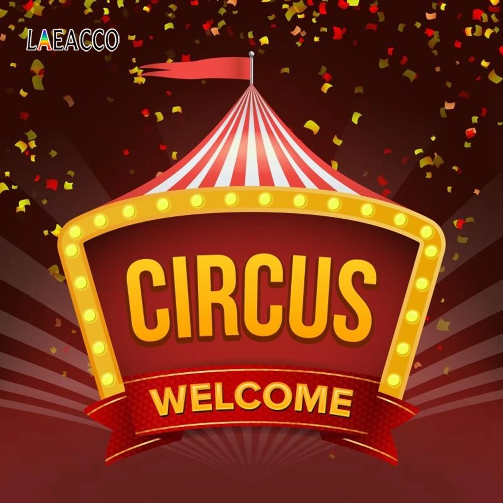 Laeacco Welcome Circus Interior Backgrounds Poster Baby Portrait Photography Party Scene Photographic Backdrops For Photo Studio
Laeacco Welcome Circus Interior Backgrounds Poster Baby Portrait Photography Party Scene Photographic Backdrops For Photo Studio