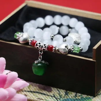 8mm Ethnic style cats eye beads opal Natural stone Chalcedony for women girls Bracelet hand chain Pendant apple Crystal
8mm Ethnic style cats eye beads opal Natural stone Chalcedony for women girls Bracelet hand chain Pendant apple Crystal
