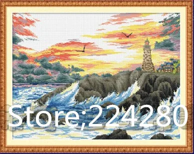 Needlework,DIY DMC 14CT canvas Cross stitch,for Embroidery kit,Art Cross-Stitching Set handmade Seaside Lighthouse Scenery decor
Needlework,DIY DMC 14CT canvas Cross stitch,for Embroidery kit,Art Cross-Stitching Set handmade Seaside Lighthouse Scenery decor