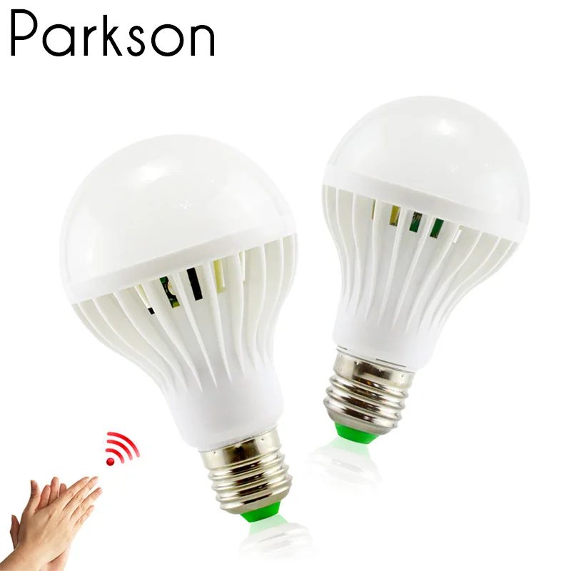 LED Lamp Smart Sound Sensor Light Voice Induction Lamp E27 3w 5w 7w 9w 12w Led Bulb Lampada White Auto Infrared Body Sensor
LED Lamp Smart Sound Sensor Light Voice Induction Lamp E27 3w 5w 7w 9w 12w Led Bulb Lampada White Auto Infrared Body Sensor