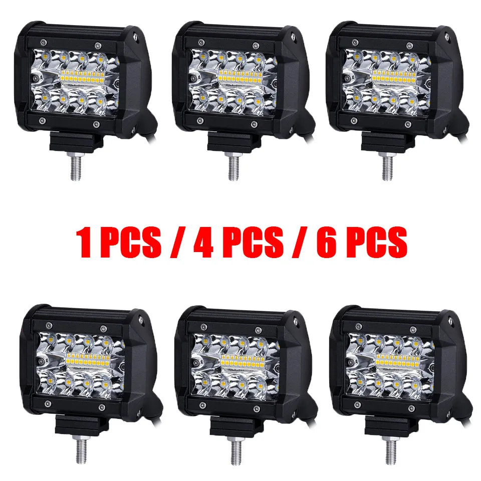 Led Light Bar 4 Inch 60W 10800LM LED Work Light Bar Combo Offroad 4x4 Fog Light Driving Light Lamp for Truck 12V Headlight
Led Light Bar 4 Inch 60W 10800LM LED Work Light Bar Combo Offroad 4x4 Fog Light Driving Light Lamp for Truck 12V Headlight