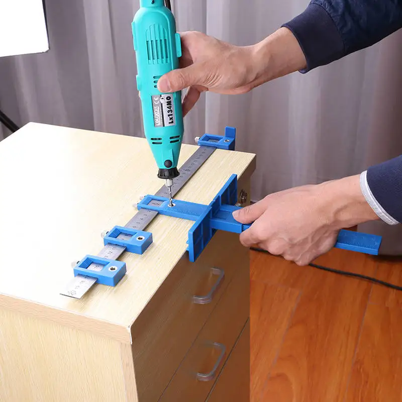 Detachable Hole Punch Locator Jig Tool Drill Guide Sleeve for Drawer Cabinet Hardware Dowel Wood Drilling Hole Punching Ruler
Detachable Hole Punch Locator Jig Tool Drill Guide Sleeve for Drawer Cabinet Hardware Dowel Wood Drilling Hole Punching Ruler
