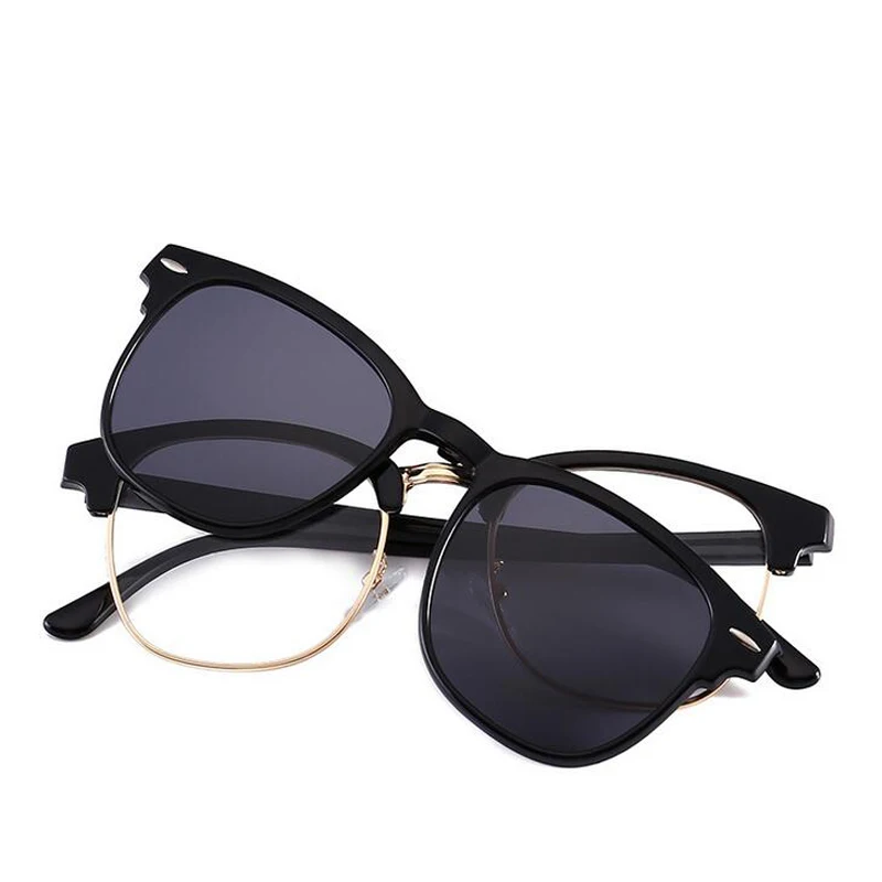 Magnet Flat Polarized Sunglasses Dual use TR90 Clip Mirrored Sunglasses glasses MenClips Half Frame Rivet Eyeglasses
Magnet Flat Polarized Sunglasses Dual use TR90 Clip Mirrored Sunglasses glasses MenClips Half Frame Rivet Eyeglasses