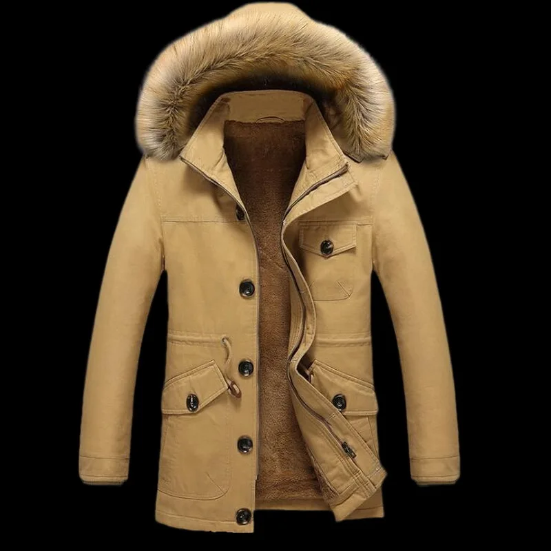 Winter Men's Thick Coats Warm Male Jackets Padded Casual Hooded Thermal Parka New Men Overcoats Mens Brand Coat
Winter Men's Thick Coats Warm Male Jackets Padded Casual Hooded Thermal Parka New Men Overcoats Mens Brand Coat