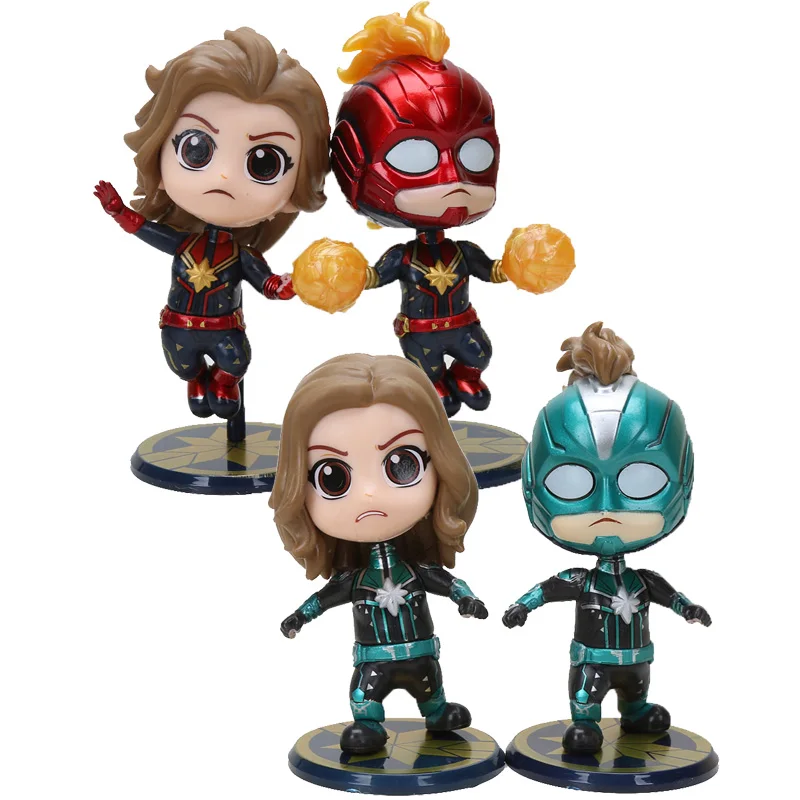 4pcs/set 10cm Avengers Captain Marvel Figures Endgame PVC Action Figures Carol Danvers Figures Collection Model Toy Gift
4pcs/set 10cm Avengers Captain Marvel Figures Endgame PVC Action Figures Carol Danvers Figures Collection Model Toy Gift