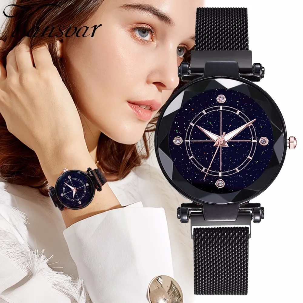 Vansvar Fashion Women Magnet Buckle Starry Sky Watch Luxury Ladies Gift Quartz Clock Relogio Feminino Dropshipping
Vansvar Fashion Women Magnet Buckle Starry Sky Watch Luxury Ladies Gift Quartz Clock Relogio Feminino Dropshipping