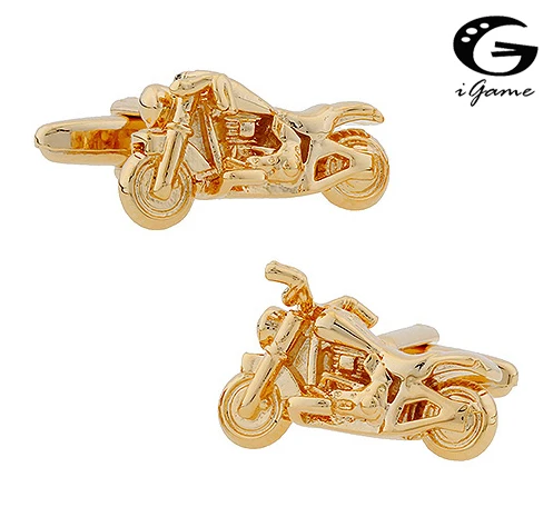 iGame New Arrival High Quality Designer Cuff links Copper Material Sports Motorcycle Design Golden Color Free Shipping
iGame New Arrival High Quality Designer Cuff links Copper Material Sports Motorcycle Design Golden Color Free Shipping
