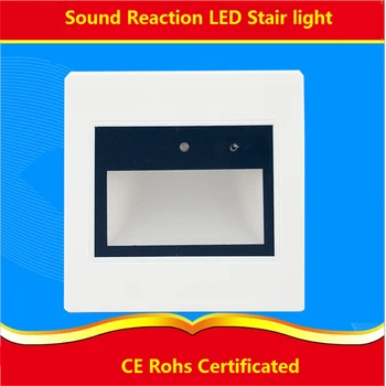 2pcs/lot 0.6W acoustic control Sensor led stair light withcover,sound and light reaction led footlight , corridor,stairs,passway
2pcs/lot 0.6W acoustic control Sensor led stair light withcover,sound and light reaction led footlight , corridor,stairs,passway