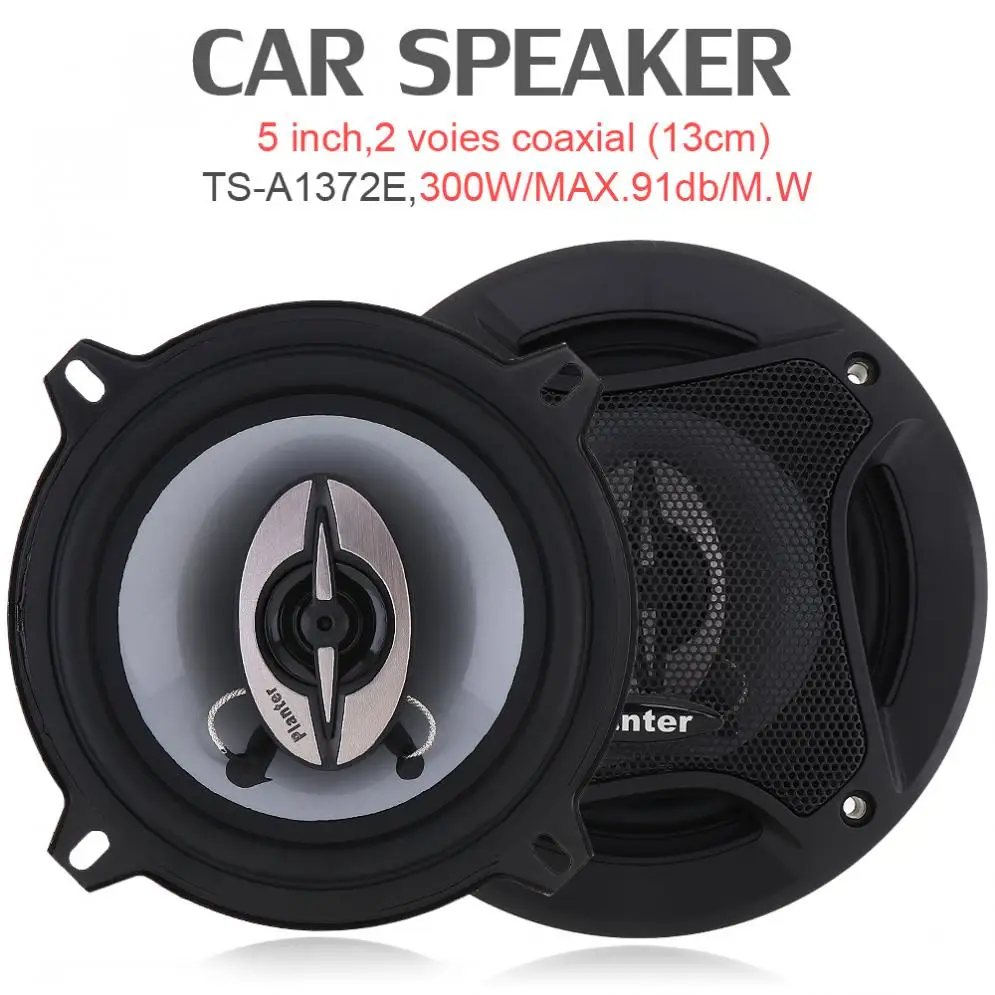 TS-A1372E 5 Inch 300W Car HiFi Coaxial Speaker Vehicle Door Auto Audio Music Stereo Full Range Frequency Speakers for Car
TS-A1372E 5 Inch 300W Car HiFi Coaxial Speaker Vehicle Door Auto Audio Music Stereo Full Range Frequency Speakers for Car