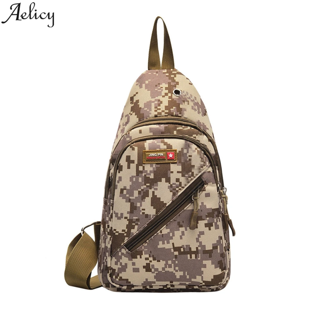 Aelicy Men Camouflage Chest Bag Crossbody Messenger Sports Outdoor Multi-function Bag Oxford Patchwork Men Shoulder Bag
Aelicy Men Camouflage Chest Bag Crossbody Messenger Sports Outdoor Multi-function Bag Oxford Patchwork Men Shoulder Bag