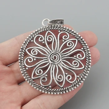 3PCS Vintage Large Hollow Open Round Flower Charms Filigree Pendants for Necklace Findings Jewelry Making 66x60mm
3PCS Vintage Large Hollow Open Round Flower Charms Filigree Pendants for Necklace Findings Jewelry Making 66x60mm