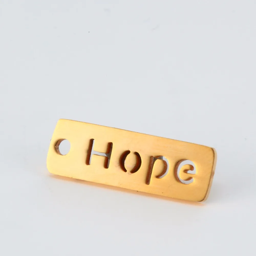 MYLONGINGCHAMR 10pcs/lot Cut out steel pendant,polished beads 8x24mm DIY accessories-HOPE-Pendant Charm Bracelet Charms G2784
MYLONGINGCHAMR 10pcs/lot Cut out steel pendant,polished beads 8x24mm DIY accessories-HOPE-Pendant Charm Bracelet Charms G2784
