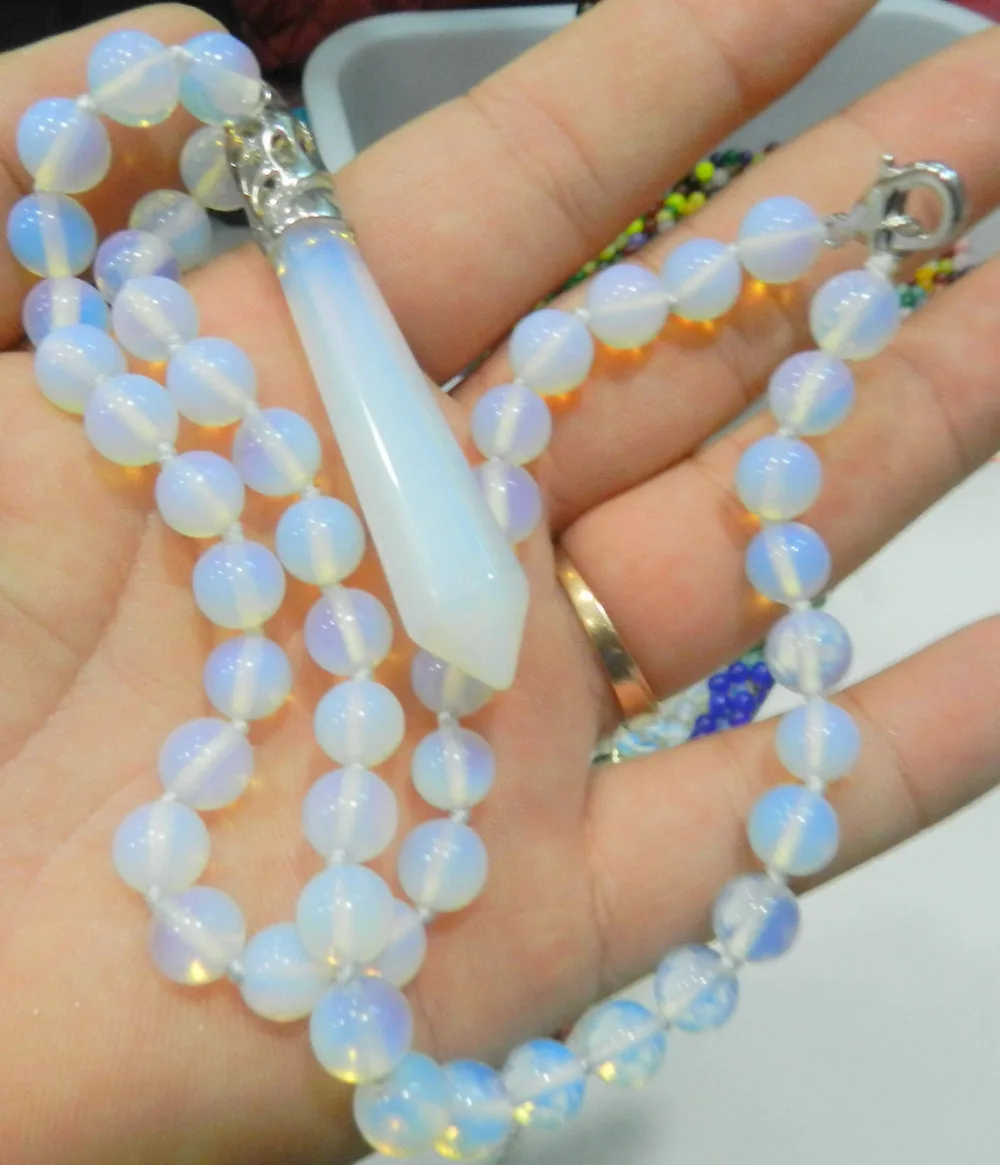 HOT SELL - HOT3808 Healing Chakra Reiki Opal Opalite Stone Pendant Necklace 18 -Top quality free shipping
HOT SELL - HOT3808 Healing Chakra Reiki Opal Opalite Stone Pendant Necklace 18 -Top quality free shipping