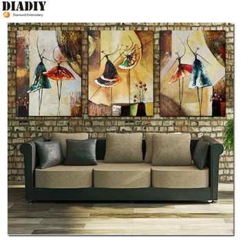 5d diy Diamond embroidery Ballet Dancer Abstract diamond painting Cross Stitch full Rhinestone mosaic Multi-picture decor
5d diy Diamond embroidery Ballet Dancer Abstract diamond painting Cross Stitch full Rhinestone mosaic Multi-picture decor
