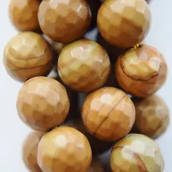 Natural Faceted Wood Jasper Beads - Round 10 mm Gemstone Beads - Full Strand 15", 38 beads, A-Quality
Natural Faceted Wood Jasper Beads - Round 10 mm Gemstone Beads - Full Strand 15", 38 beads, A-Quality
