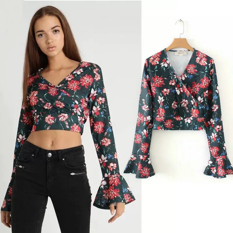 spring summer blouse for women new long sleeve v neck floral print casual ladies blouses tops and shirts flare streetwear blusas
spring summer blouse for women new long sleeve v neck floral print casual ladies blouses tops and shirts flare streetwear blusas