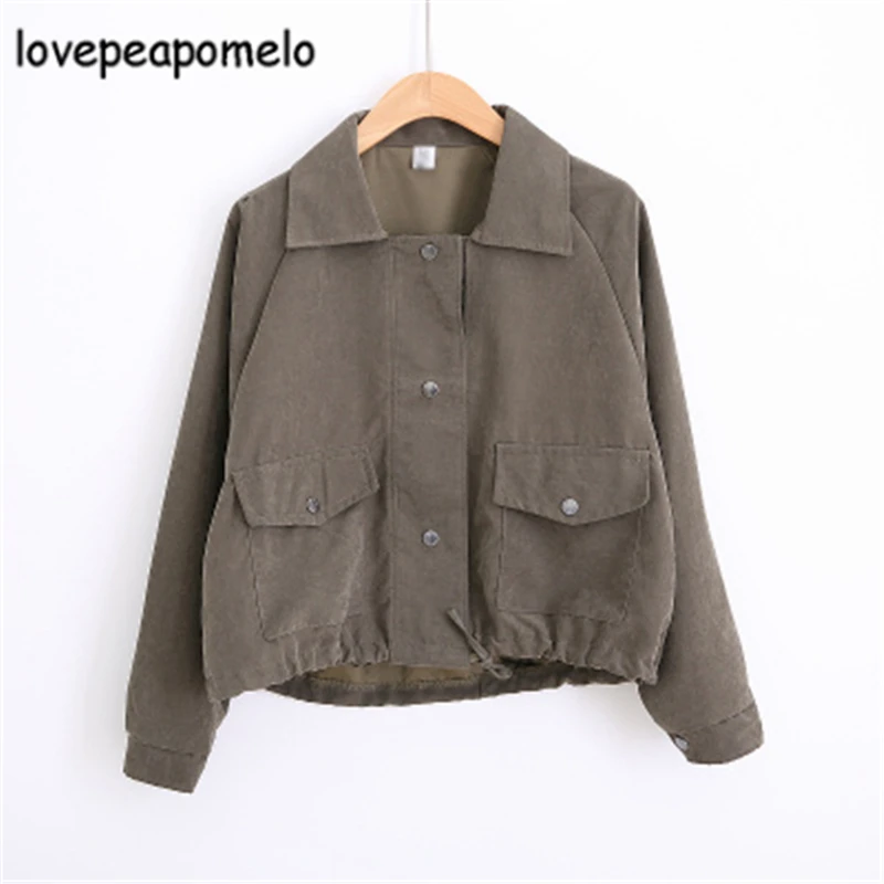 Large Size Women's Jakcket New Autumn And winter Coat Spliced Long Sleeve Outerwear Loose Big Size Female Short Coat J472
Large Size Women's Jakcket New Autumn And winter Coat Spliced Long Sleeve Outerwear Loose Big Size Female Short Coat J472
