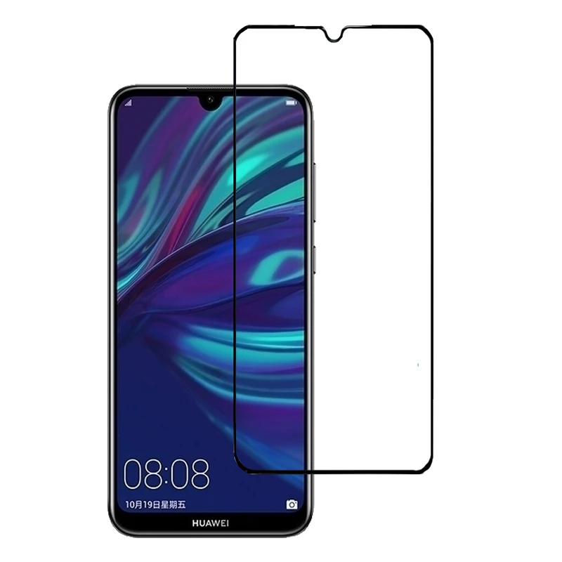 

Full Cover Screen Protector For Huawei Y7 2019 Tempered Glass For Huawei Y7 Pro 2019 enjoy 9 Protective Film on huavei y7pro2019