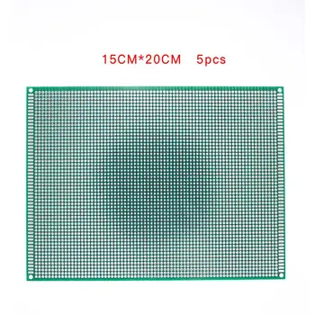 5pcs/lot 15*20 Double Side Copper Prototype PCB Universal Board Experimental Development Plate For Arduino
5pcs/lot 15*20 Double Side Copper Prototype PCB Universal Board Experimental Development Plate For Arduino