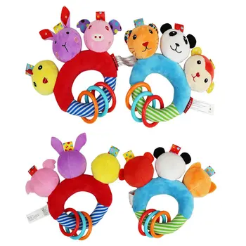 Good Quality Baby Three Animal Head Circle Hand Grasp Rattle Developmental Accompany Toy Tiger Panda Monkey Infant Puppet
Good Quality Baby Three Animal Head Circle Hand Grasp Rattle Developmental Accompany Toy Tiger Panda Monkey Infant Puppet
