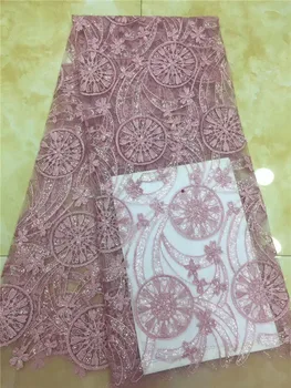 New Nigerian Embroidered Sequined Mesh Lace Fabric Bride Wedding Fabrics In pink Sequins India African Net Tulle Swiss Voile
New Nigerian Embroidered Sequined Mesh Lace Fabric Bride Wedding Fabrics In pink Sequins India African Net Tulle Swiss Voile