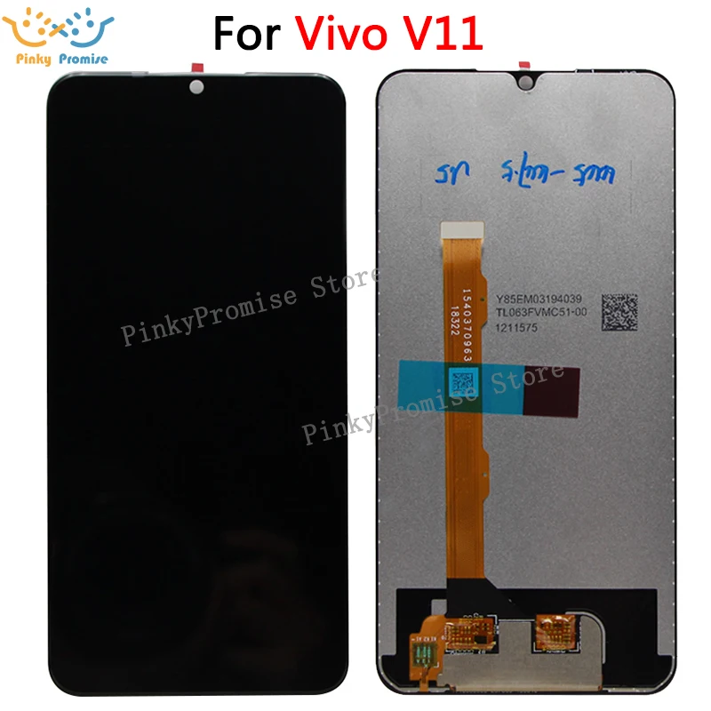 ДЛЯ Vivo V11 ЖК дисплей с кодирующий преобразователь сенсорного экрана в сборе