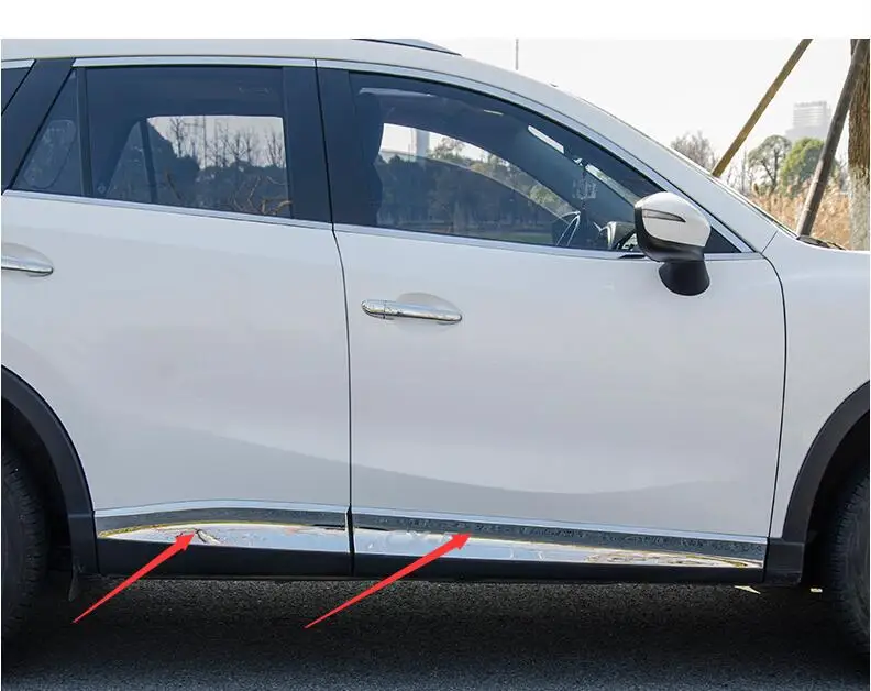 High quality ABS chrome door side line garnish guard body molding cover case for 2012-2016 MAZDA CX-5 CX5 protector trim
High quality ABS chrome door side line garnish guard body molding cover case for 2012-2016 MAZDA CX-5 CX5 protector trim