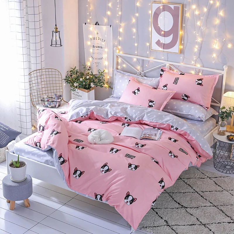 Cartoon Panda Dog pink Pattern Boy Girl Adult Kids Bedclothes 4pcs Bedding Sets Bed Sheet Duvet Cover Pillowcase Multicolors
Cartoon Panda Dog pink Pattern Boy Girl Adult Kids Bedclothes 4pcs Bedding Sets Bed Sheet Duvet Cover Pillowcase Multicolors