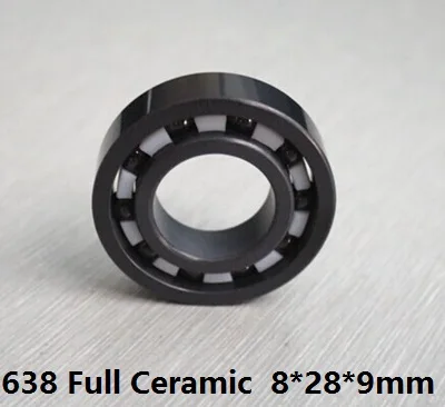 4pcs/10pcs 638 full Si3N4 Ceramic bearing 8x28x9 mm Ceramic deep groove ball bearings 8*28*9 mm
4pcs/10pcs 638 full Si3N4 Ceramic bearing 8x28x9 mm Ceramic deep groove ball bearings 8*28*9 mm