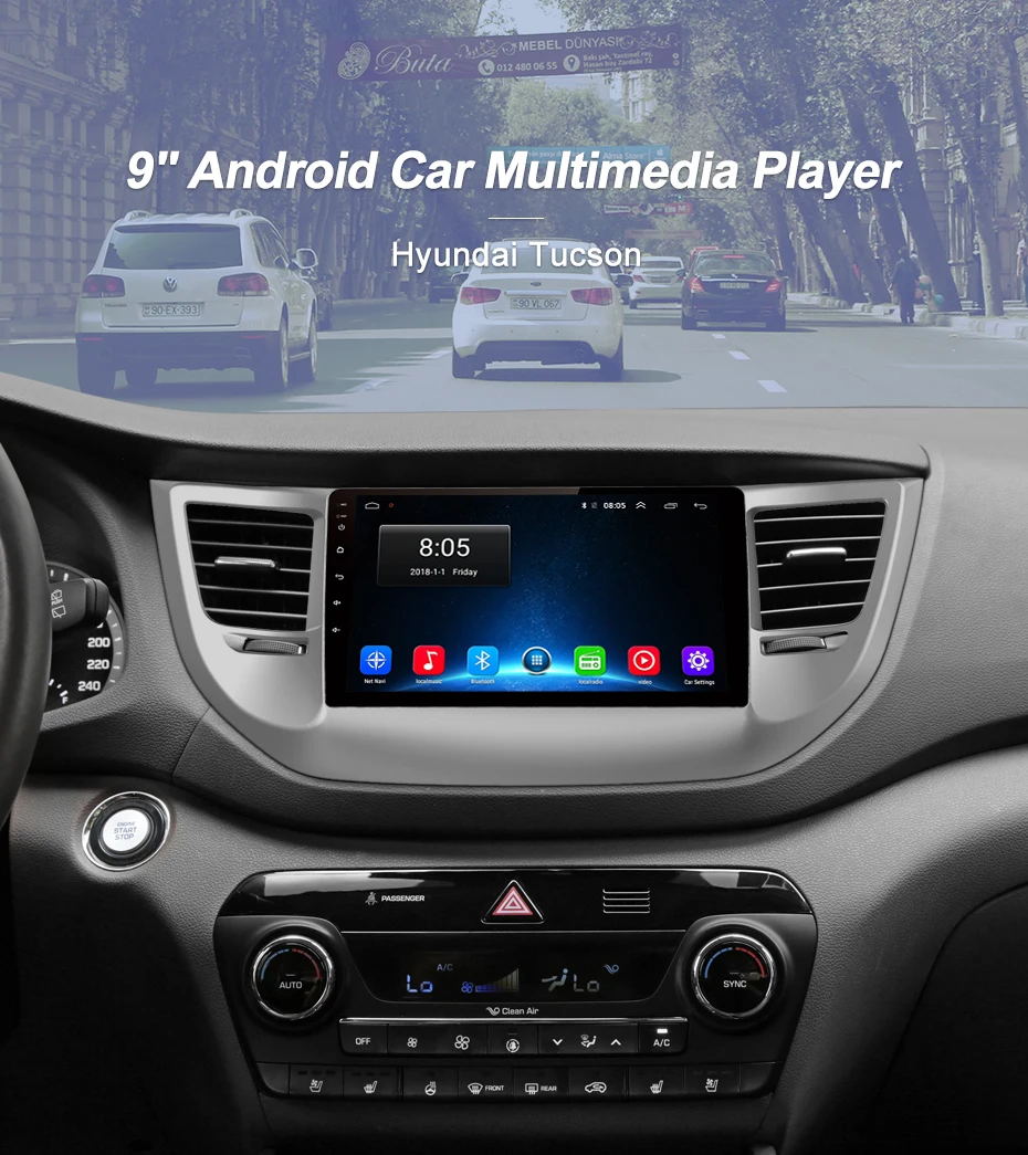 Perfect AWESAFE 2 din Android 8.1 Car Radio Multimedia video player gps navigation For Hyundai Tucson iX35 2016 2017 gps Head Unit WIFI 3 Perfect AWESAFE 2 din Android 8.1 Car Radio Multimedia video player gps navigation For Hyundai Tucson iX35 2016 2017 gps Head Unit WIFI 3