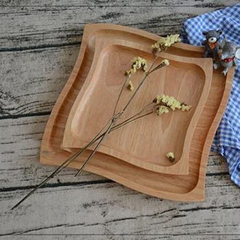 One Piece Irregular Wooden Plate Rubber Sushi Fruit Dish Japanese Style Solid Inclined Dinner Dish Tea Tray 3 Different Sizes
One Piece Irregular Wooden Plate Rubber Sushi Fruit Dish Japanese Style Solid Inclined Dinner Dish Tea Tray 3 Different Sizes