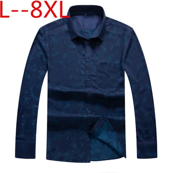 10XL 8XL 6XL 5XL Long Sleeve Loose Men Dress Shirt 2018 Brand New Designer High Quality print Male Clothing Fit Business Shirts
10XL 8XL 6XL 5XL Long Sleeve Loose Men Dress Shirt 2018 Brand New Designer High Quality print Male Clothing Fit Business Shirts