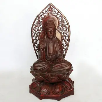 V Grenadilla wood carving crafts mahogany Home Furnishing feng shui ornaments lotus lotus Guanyin Buddha
V Grenadilla wood carving crafts mahogany Home Furnishing feng shui ornaments lotus lotus Guanyin Buddha