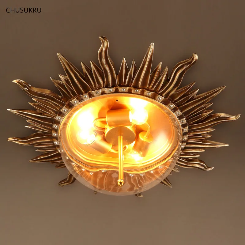 Retro Ceiling Lights creative personality living room bedroom dining decorative lamps Cafe sun Ceiling Lights
Retro Ceiling Lights creative personality living room bedroom dining decorative lamps Cafe sun Ceiling Lights